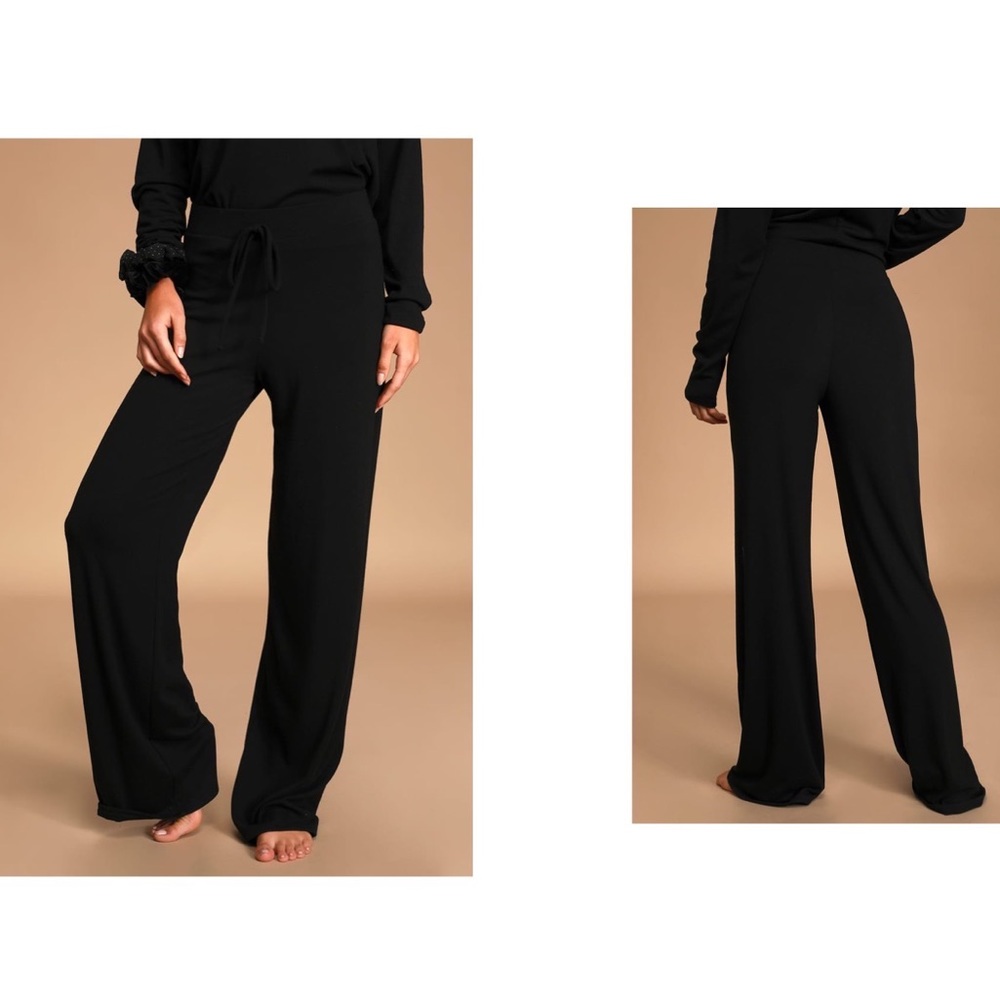 Let's Warm Up Black Lounge Pants
Lulus